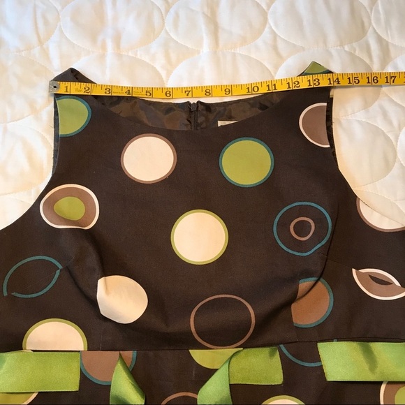 Jessica Howard Brown Polka Dot Dress Size … - Picture 9 of 11